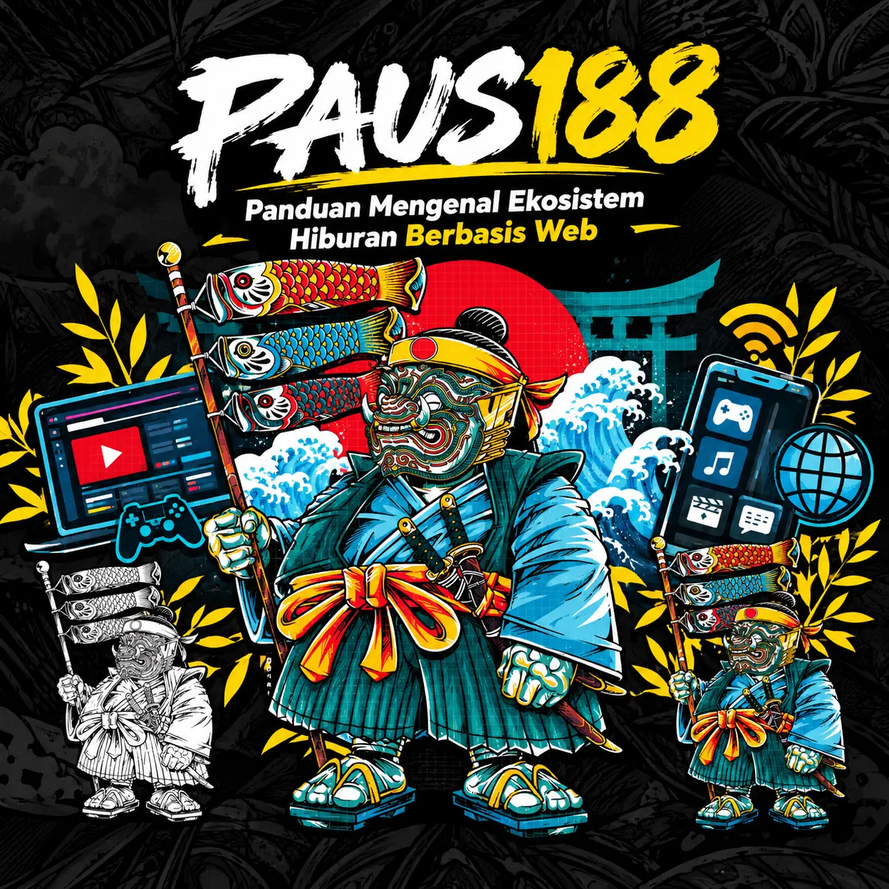 Thumbnail 1 of 3, Poster, PAUS188 | Panduan Mengenal Ekosistem Hiburan Berbasis Web designed and sold by PAUS188.